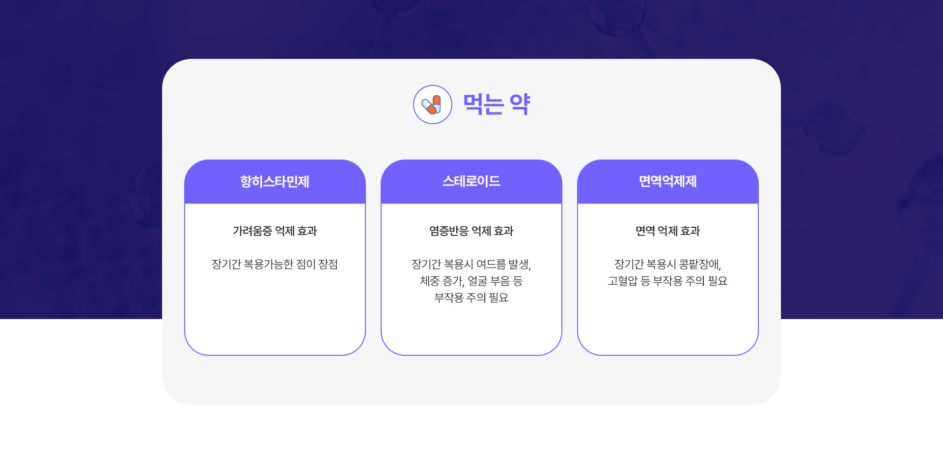 먹는약 아토피내용
