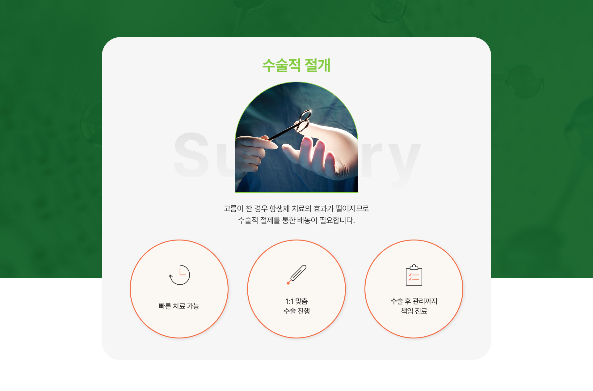 수술절개 1번내용