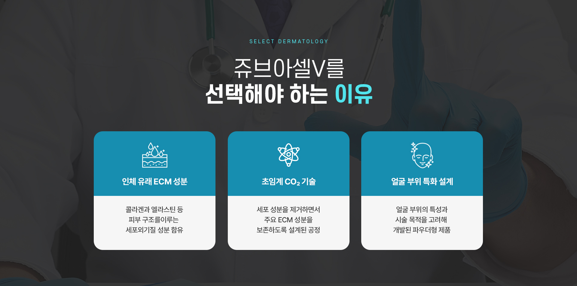 쥬브아셀V 치료방법