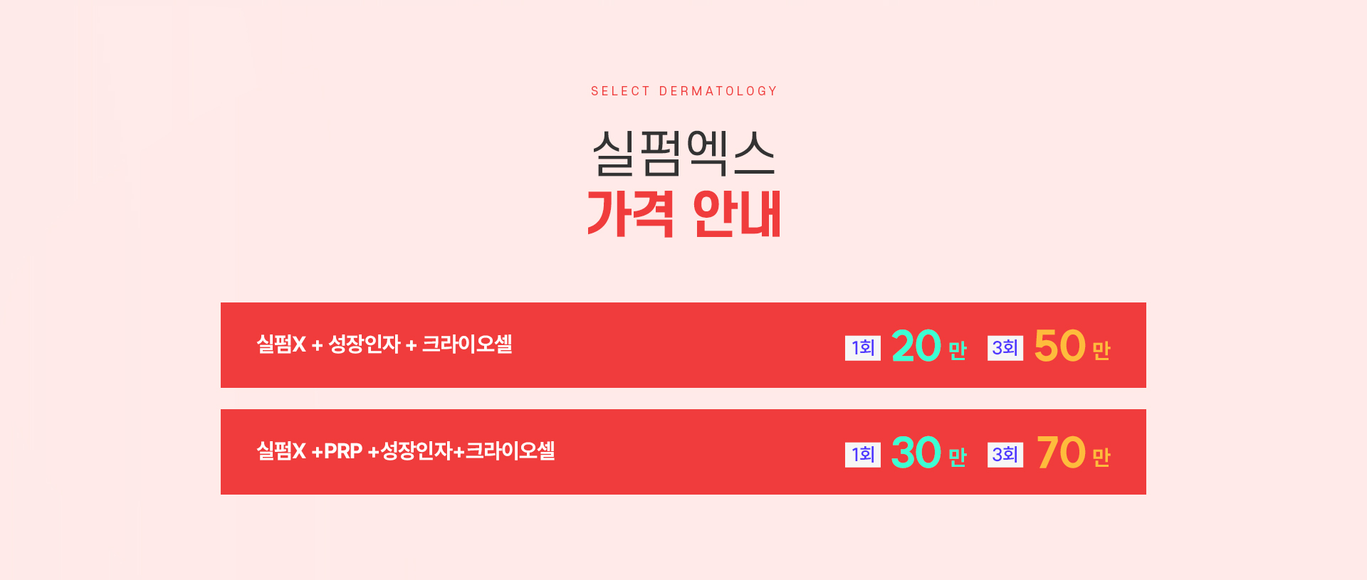 실펌엑스 가격안내