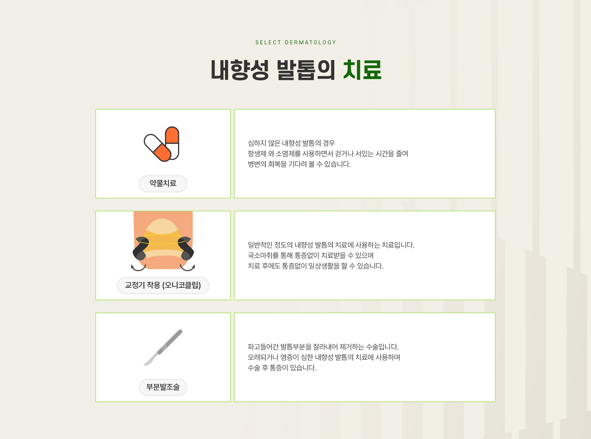 내성발촙 주의